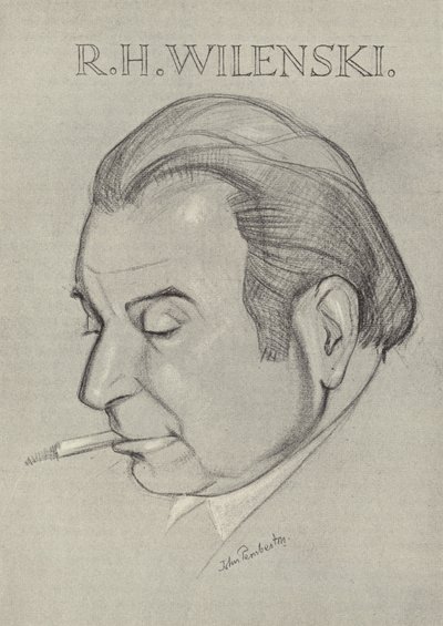 R H Wilenski, angol művészetkritikus és író alkotó: John L. Pemberton