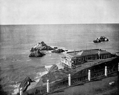 Cliff House and Seal Rocks, Golden Gate, California, USA, 1893. alkotó: John L. Stoddard