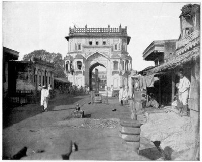 Gate to Lucknow, India, 19. század vége alkotó: John L. Stoddard