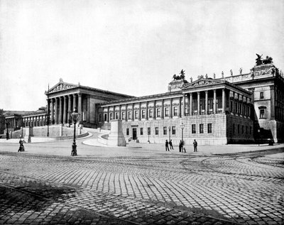 Parlament épülete, Bécs, 1893. alkotó: John L. Stoddard