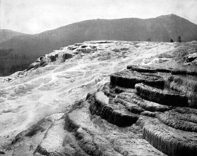 Mammoth Hot Springs, Yellowstone Nemzeti Park, USA, 1893. alkotó: John L. Stoddard