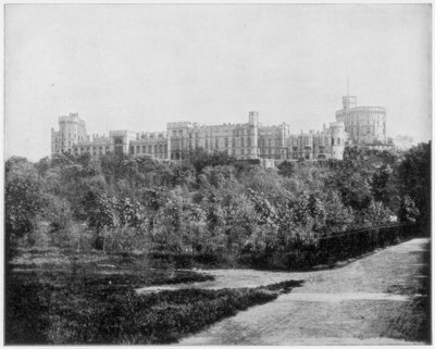 Windsori kastély, Anglia, 19. század vége. alkotó: John L. Stoddard