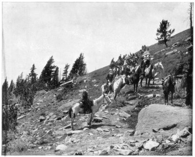 Windy Point, Pikes Peak, Colorado, 19. század vége. alkotó: John L. Stoddard
