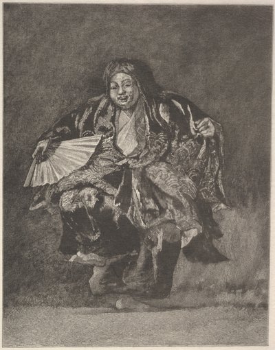 Noh Dancer, kb. 1886. alkotó: John La Farge