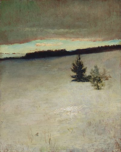 Snow Field, Reggel, Roxbury alkotó: John La Farge