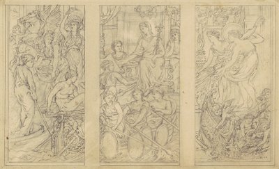 Tanulmány a "kereskedelem" számára alkotó: John La Farge