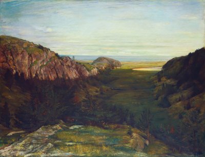The Last Valley - Paradise Rocks, 1867-1868. alkotó: John La Farge