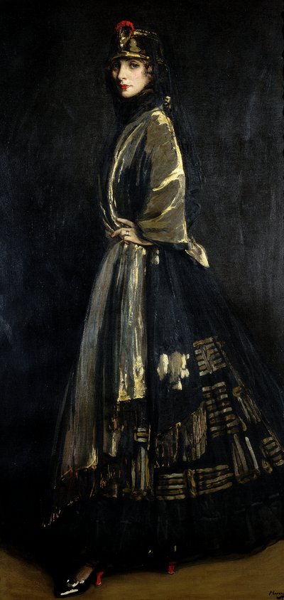 Fekete-arany mogyoró, 1916 alkotó: John Lavery