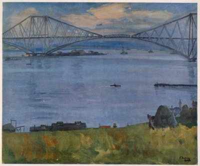 The Forth Bridge, 1914, a British Artists at the Front című filmtől, a The Western Front folytatása, 1918 alkotó: John Lavery