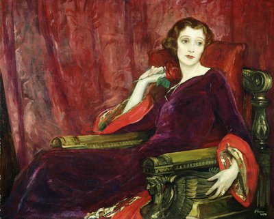 A vörös rózsa, 1923 alkotó: John Lavery