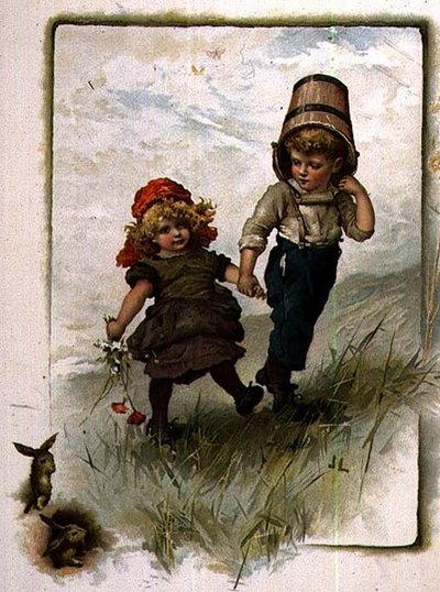 Jack és Jill, egy gyermek mondókák illusztrált könyvéből alkotó: John Lawson