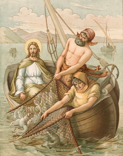 Jézus horgászni alkotó: John Lawson