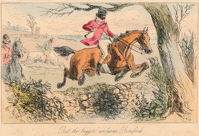"Rot the beggar exclais Romford", 1865. Művészek: John Leech, Hablot Knight Browne. alkotó: John Leech, Hablot Knight Browne
