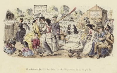 A Sea Side vagy a Serpentine helyettesítője alkotó: John Leech