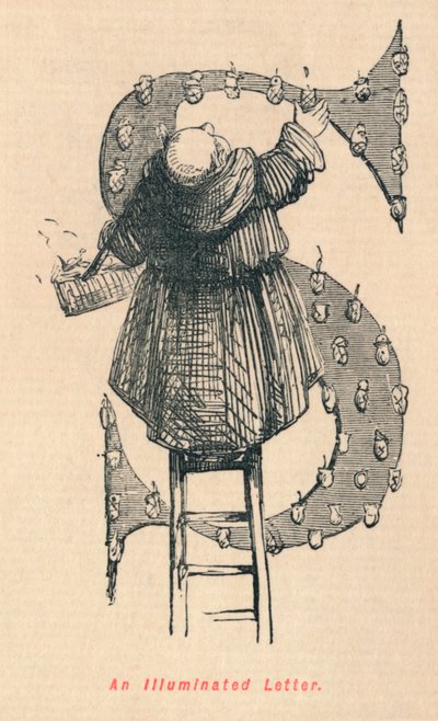 Egy világító levél, c1860, c1860 alkotó: John Leech