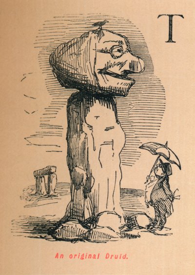 Eredeti druida, c1860, 1860 alkotó: John Leech