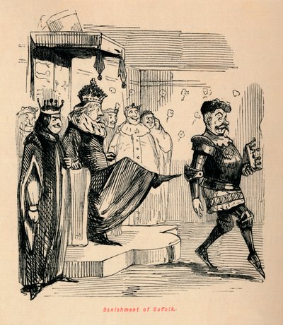 Suffolk kitiltása, alkotó: John Leech