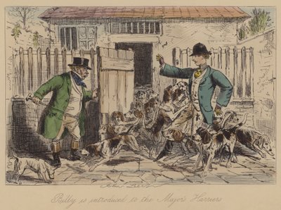 Billyt bemutatják a polgármestereknek alkotó: John Leech