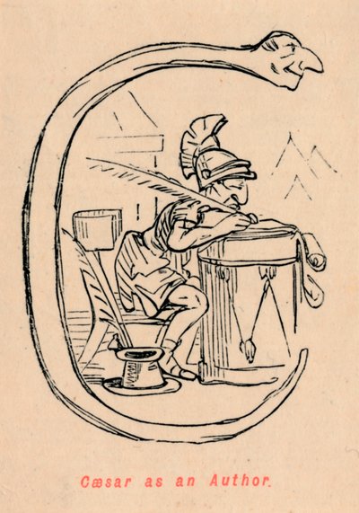 Caesar mint szerző, 1852 alkotó: John Leech