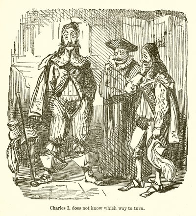 I. Károly nem tudja, merre kell fordulni alkotó: John Leech