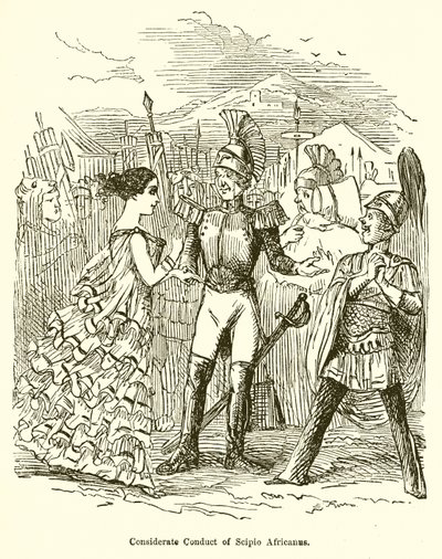 Scipio Africanus megfontolt magatartása alkotó: John Leech