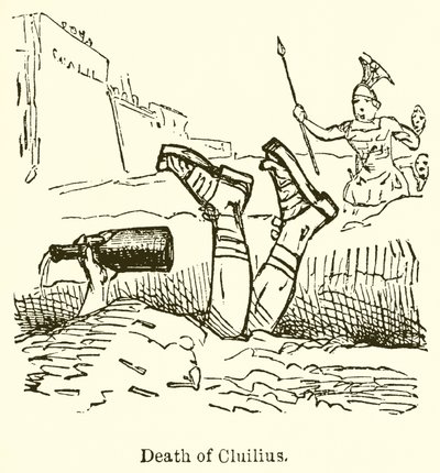 Cluilius halála alkotó: John Leech