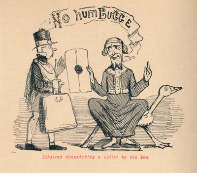Ethelred levelet küld a fiától, c1860, c1860 alkotó: John Leech