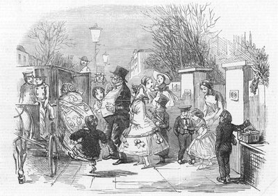 Megyek a pantomimre alkotó: John Leech