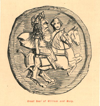Vilmos és Mária pecsétje, 1897. alkotó: John Leech