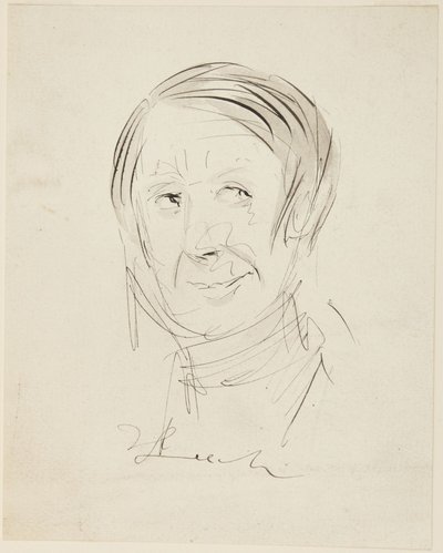 Férfifej alkotó: John Leech