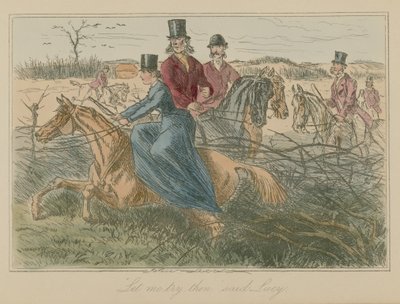 Hadd próbáljam meg majd mondta Lucy alkotó: John Leech