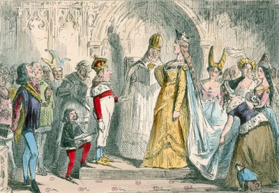Hatodik Henrik és Anjou Margit házassága alkotó: John Leech