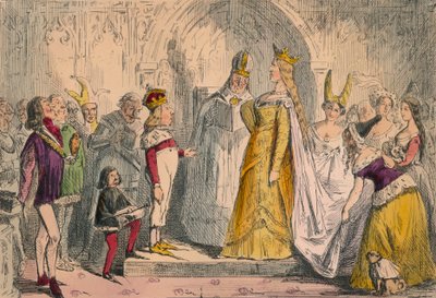 Hatodik Henrik és Anjou Margit házassága, 1850 alkotó: John Leech