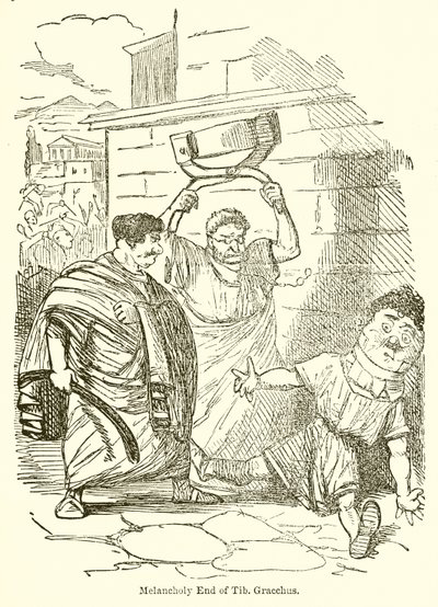Melankolikus Tib vége. Gracchus alkotó: John Leech