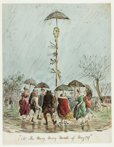 Ó! Vidám, vidám május hónapot!!! alkotó: John Leech