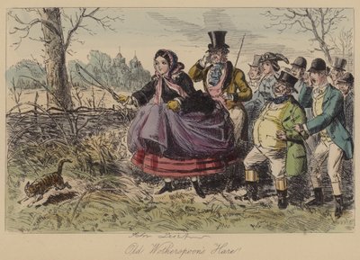 Old Wotherspoons Hare! alkotó: John Leech