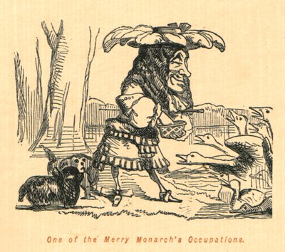 A Merry Monarchs egyik foglalkozása, 1897. alkotó: John Leech