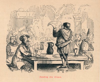Az álom olvasása, c1860, c1860 alkotó: John Leech