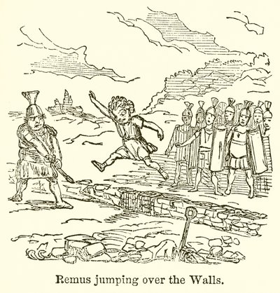 Remus átugrik a falakon alkotó: John Leech
