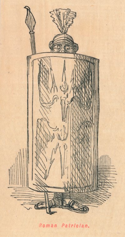 római patrícius, 1852 alkotó: John Leech