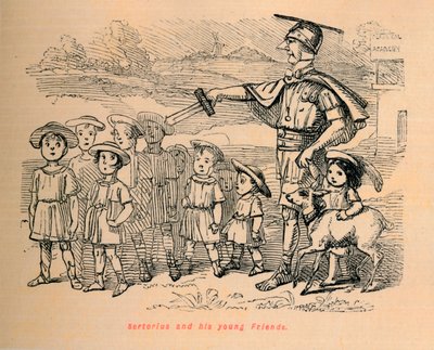 Sertorius és fiatal barátai, 1852 alkotó: John Leech