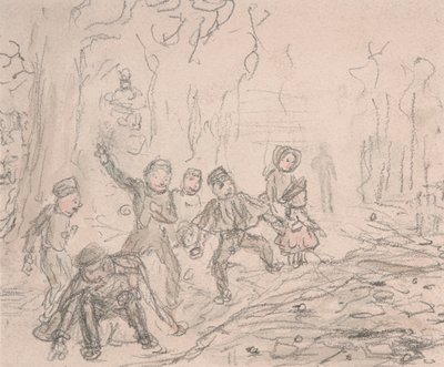 Hógolyózás alkotó: John Leech