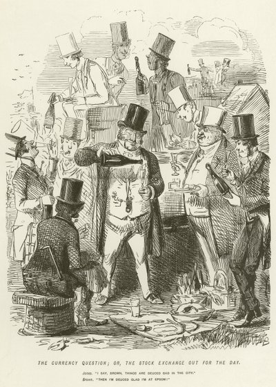 A valutakérdés; vagy a tőzsde ki a napra alkotó: John Leech