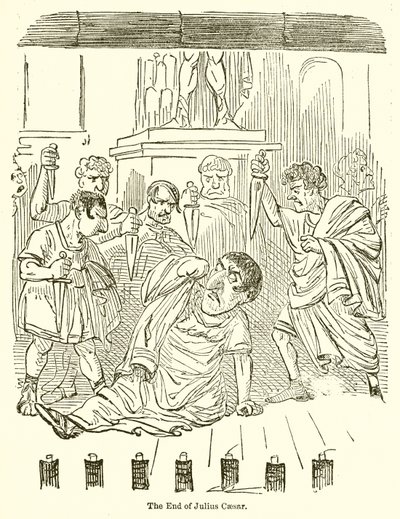 Julius Caesar vége alkotó: John Leech