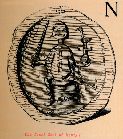 I. Henrik nagy pecsétje, c1860, c1860 alkotó: John Leech