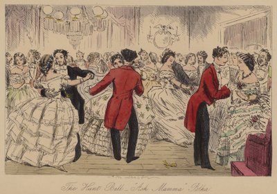 A vadászbál, kérdezd meg Polkát alkotó: John Leech