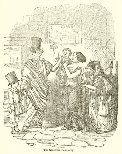 Tib. Gracchus vásznon alkotó: John Leech