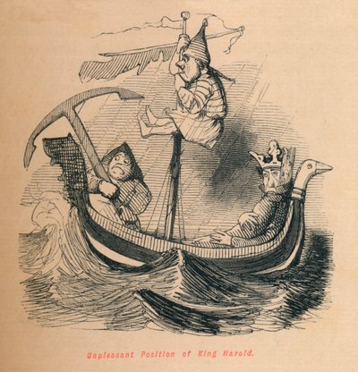 Harold király kellemetlen helyzete, c1860, c1860 alkotó: John Leech