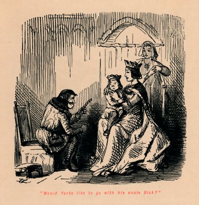 Szeretne Yorke a nagybátyjával, Dick-kel menni? alkotó: John Leech