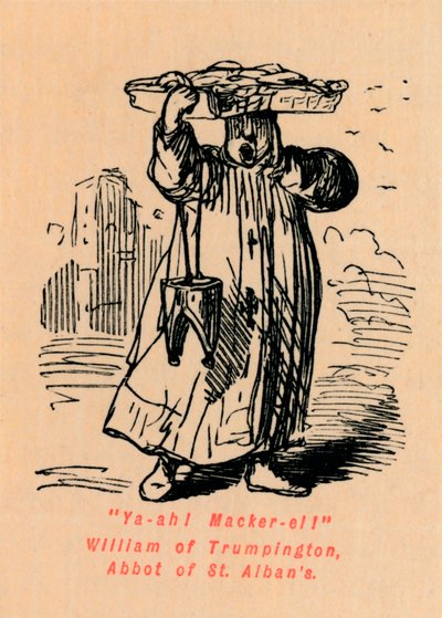 Ja-ah! Makréla! Trumpingtoni Vilmos, St. Albans apátja, alkotó: John Leech